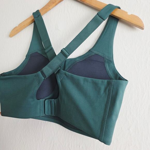 Girlfriend Collective Simone High Support Sports Bra Moss Green XL NWT - Picture 9 of 15